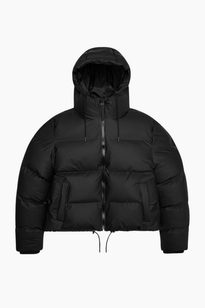 Alta Short Puffer Jacket W3T3 - Black - Rains