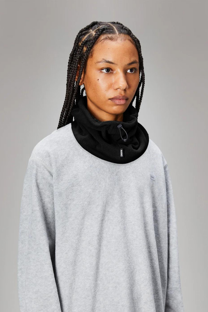 Fleece Tube Scarf T1  - Black - Rains