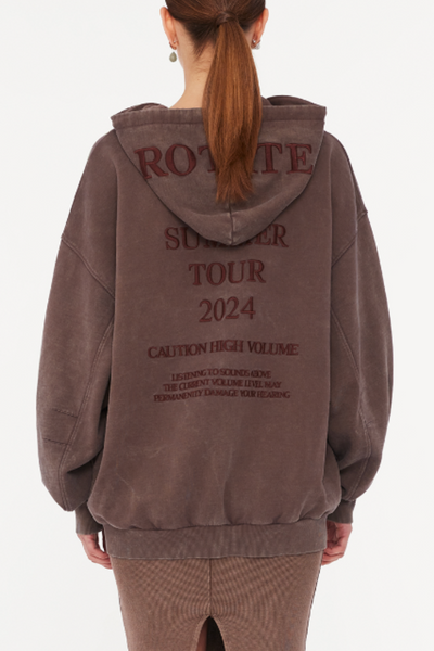 Oversized Sweat Hoodie - Mustang - ROTATE