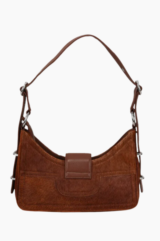 Alba Shoulder Bag - Brown - Silfen Studio