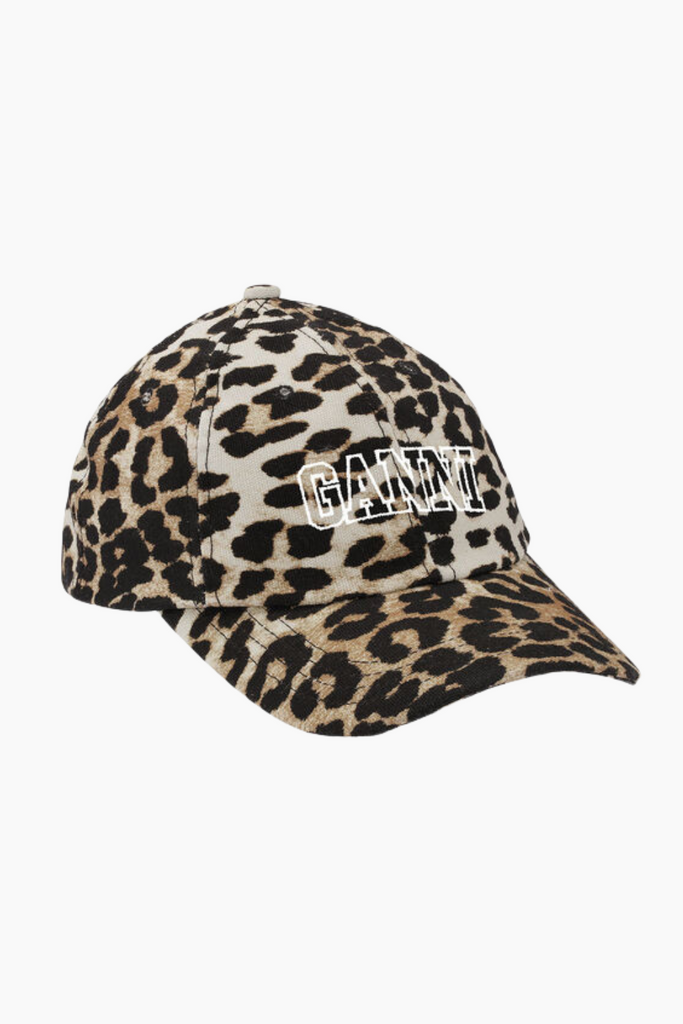 Cap Hat Print A5312 - Leopard - GANNI