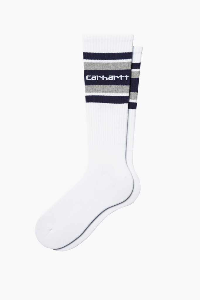 Connors Socks - White/Aura/Grey Heather - Carhartt WIP