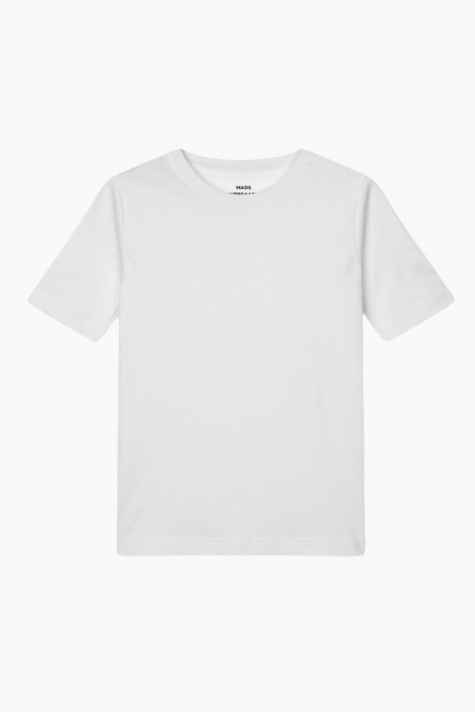 Cotton Jersey Jess Tee FAV - White - Mads Nørgaard