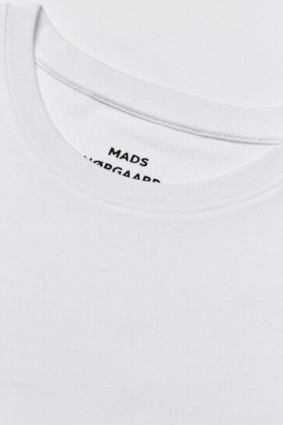 Cotton Jersey Jess Tee FAV - White - Mads Nørgaard