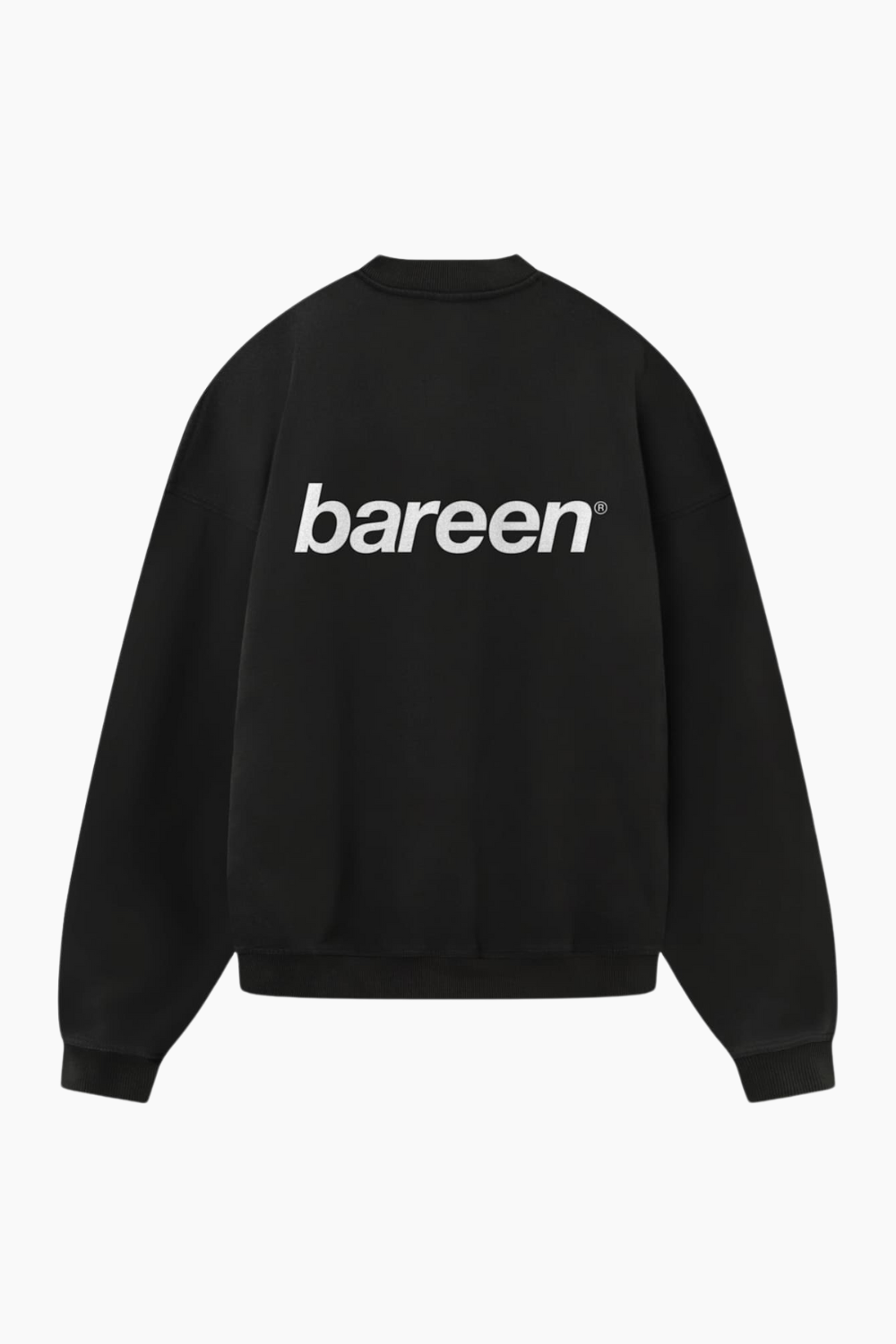 Crewneck Oversize Logo 2.0 - Black - bareen