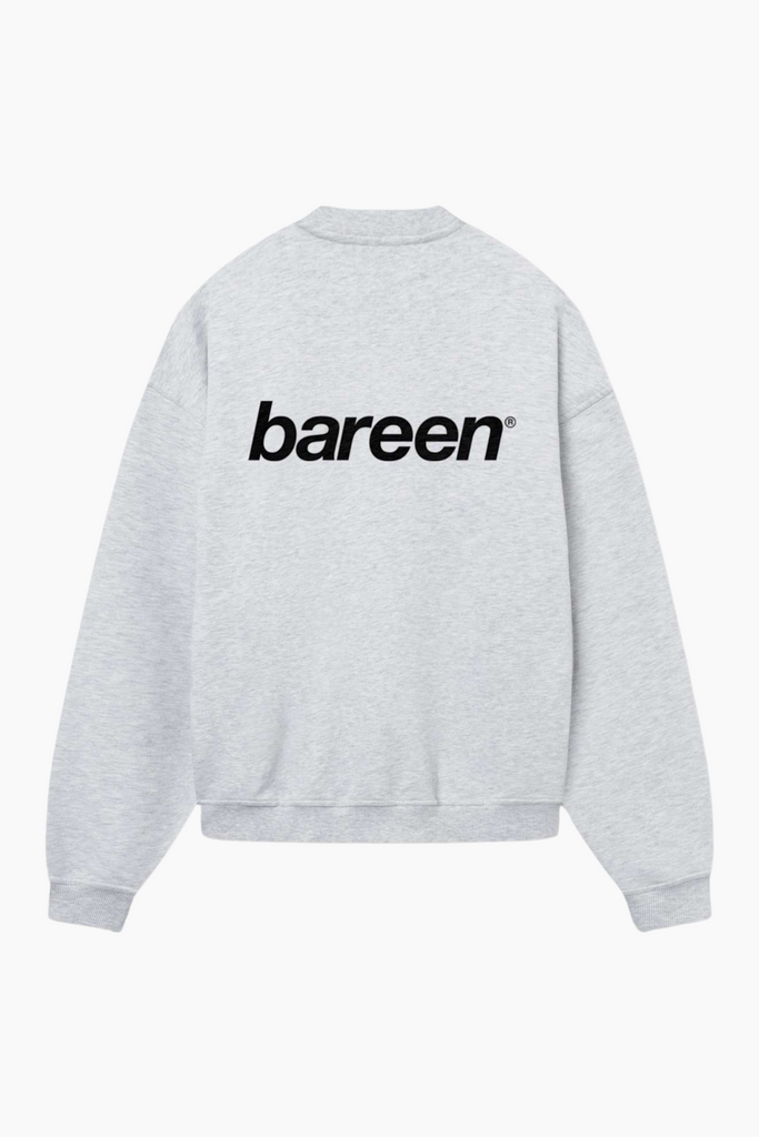 Crewneck Oversize Logo 2.0 - Cloudy Grey - bareen