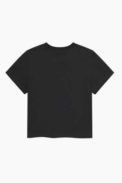 Cropped Women's Tee - Vintage Black - bareen