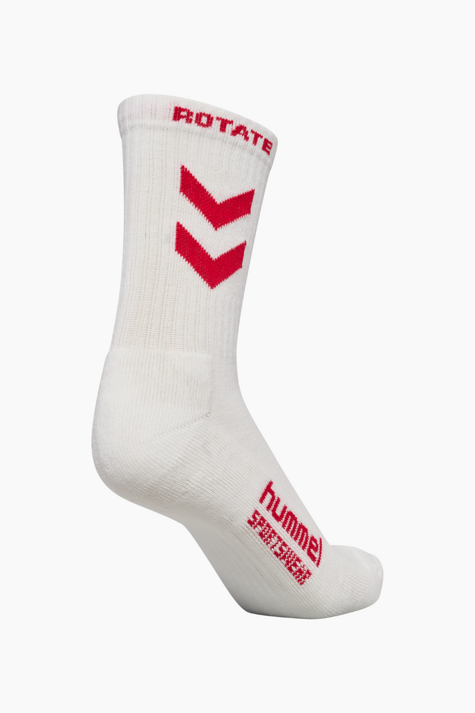 DBU ROTATE 1-Pack Sock - Blanc de Blanc - ROTATE x Hummel