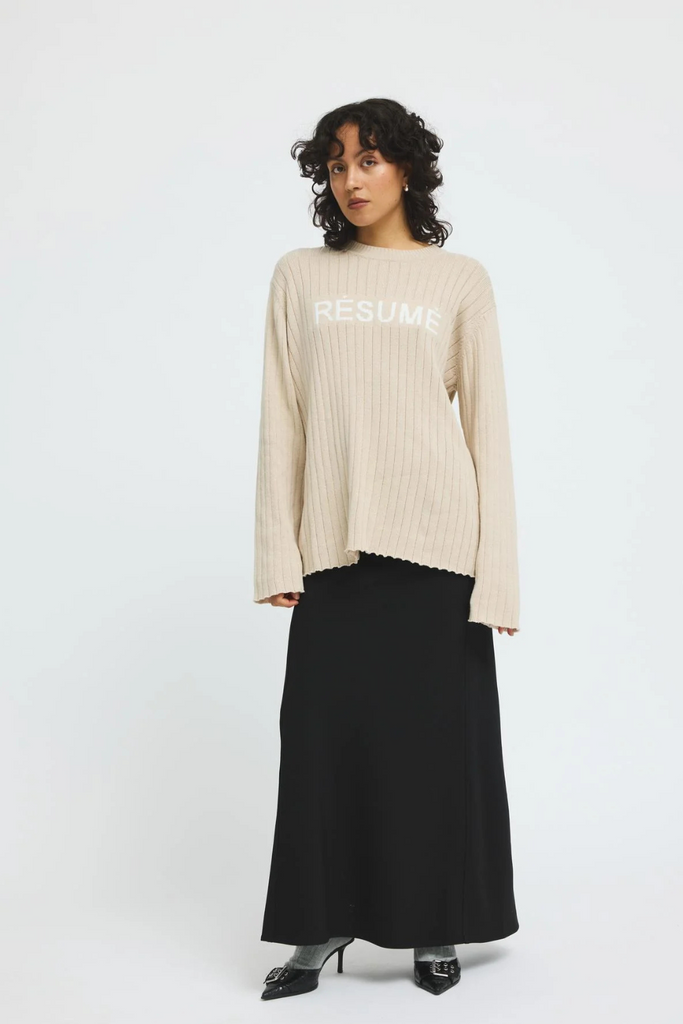 DevonRS Knit Pullover - Beige - Résumé