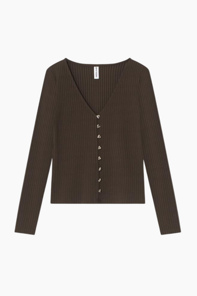 DottieRS Blouse - Dark Brown - Résumé