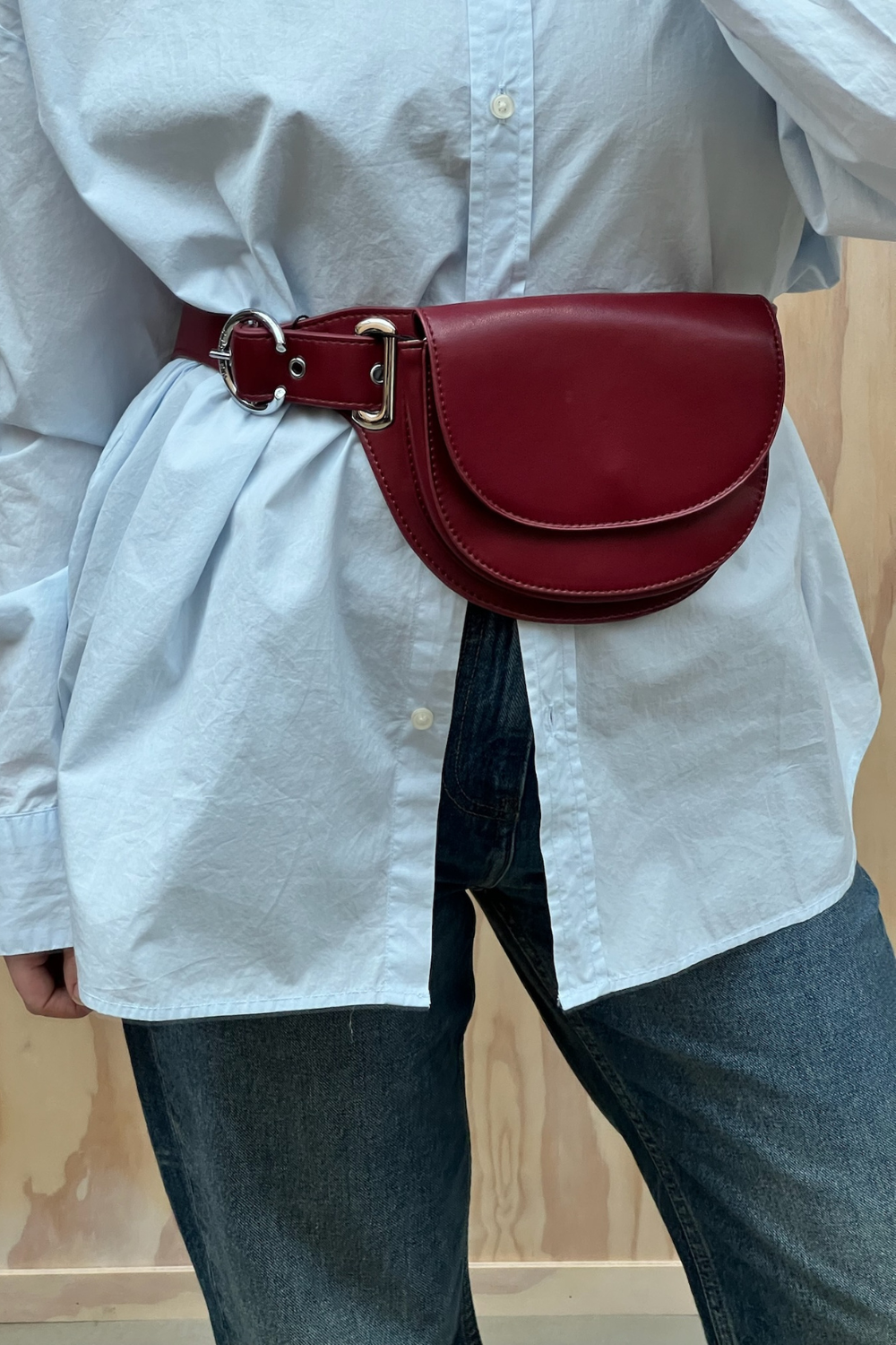 Eliza Belt Burgundy