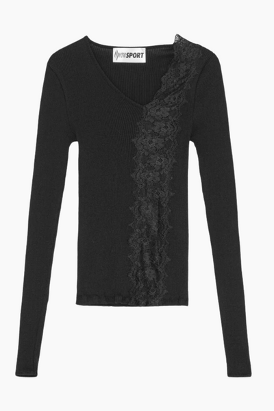 Ellie Seamless Top - Black - OpéraSPORT