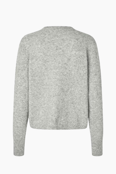 Enada LS Cardigan - Light Grey Mel - Envii