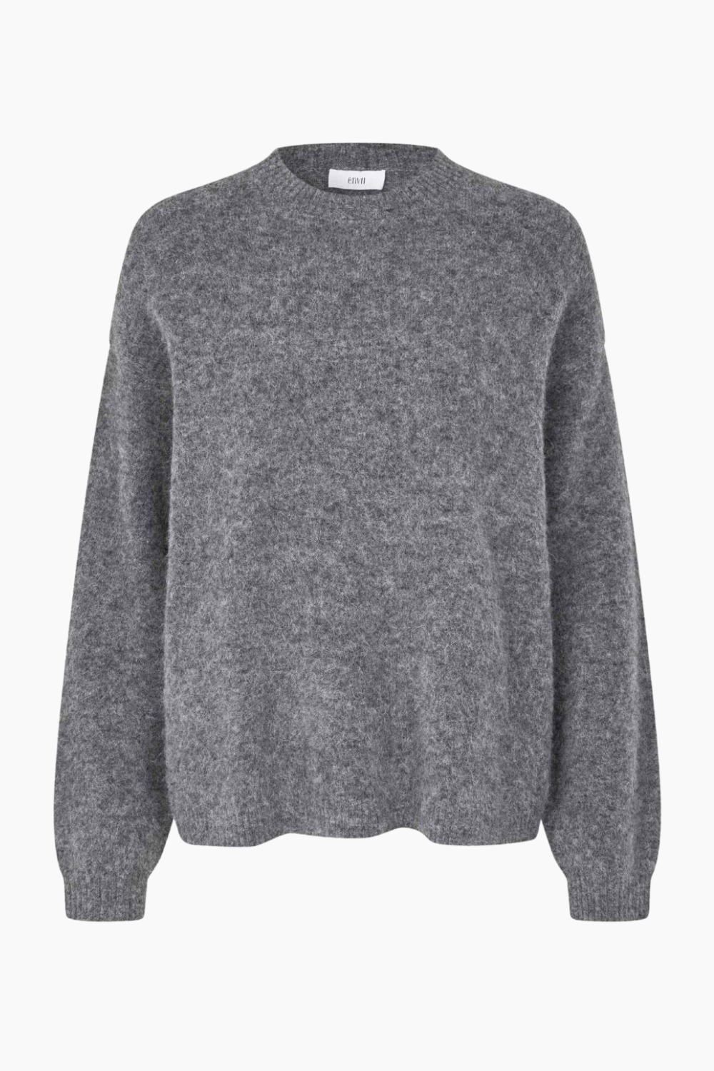 Enada LS Knit - Dark Grey Melange - Envii