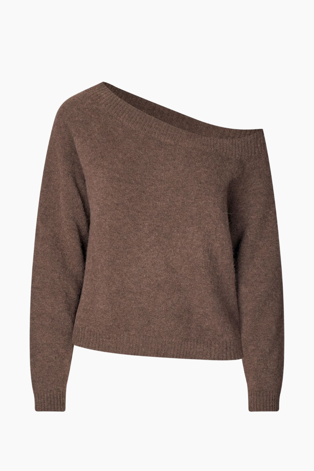 Enada O-S LS Knit - Chocolate Mel - Envii