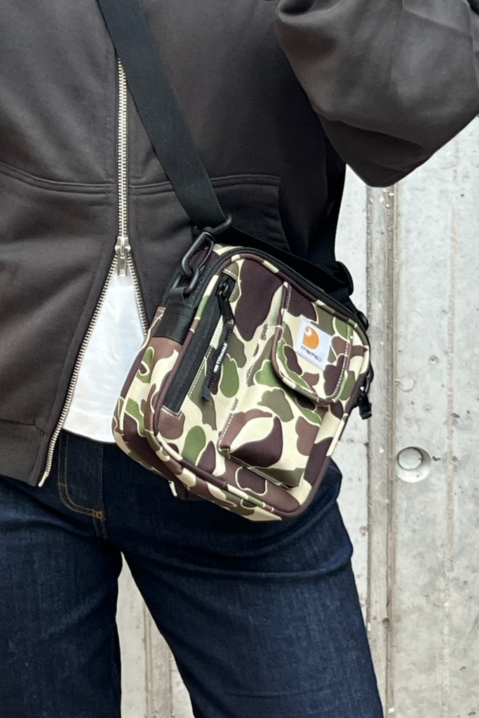 Essentials Bag, Small - Camo Duck Green - Carhartt WIP