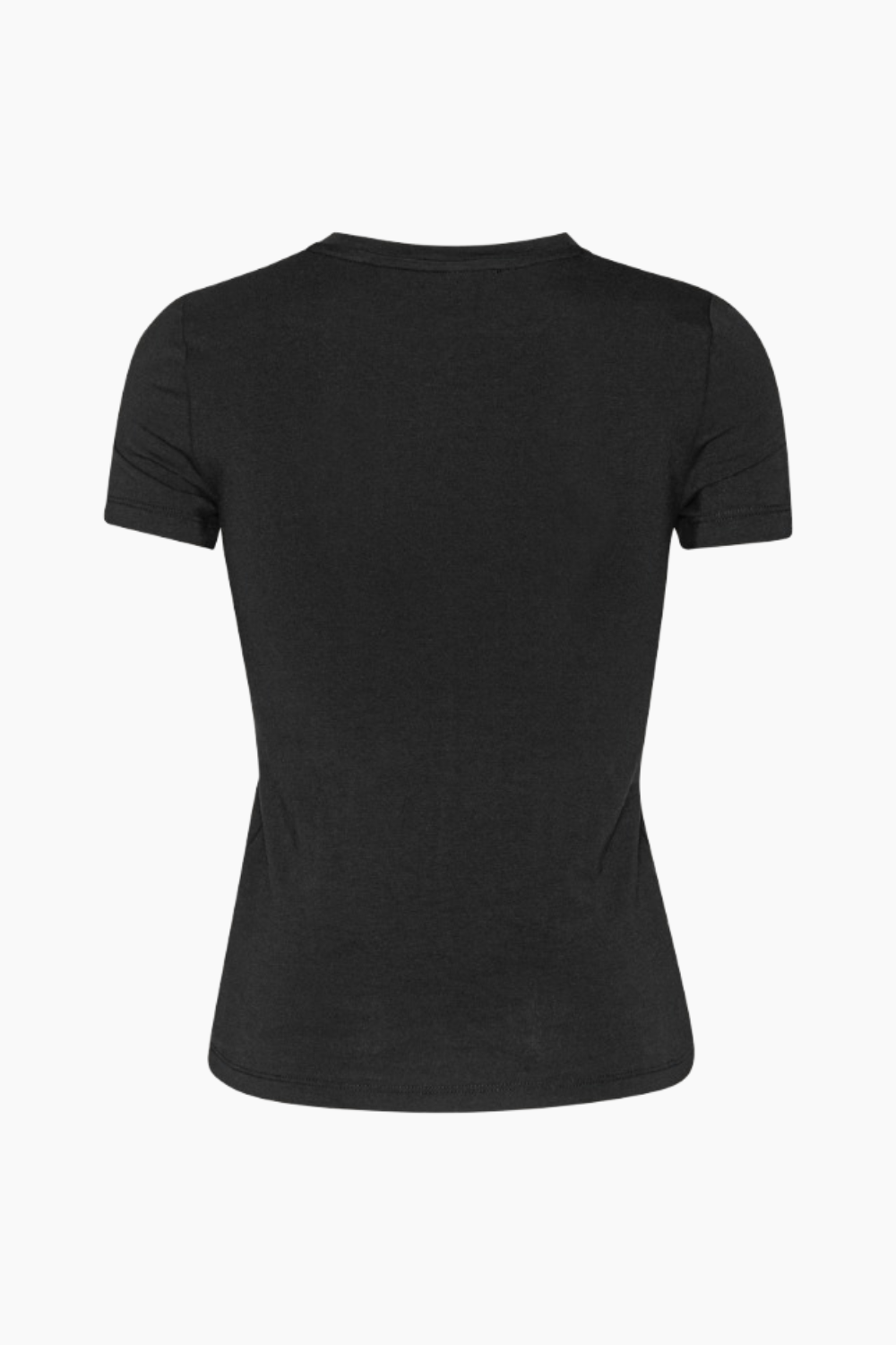 Fitted Twisted T-Shirt - Black - ROTATE