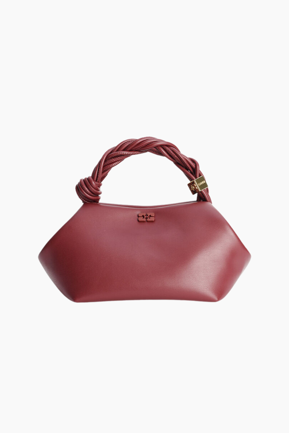 Ganni Bou Bag Small A5313 - Burgundy - GANNI