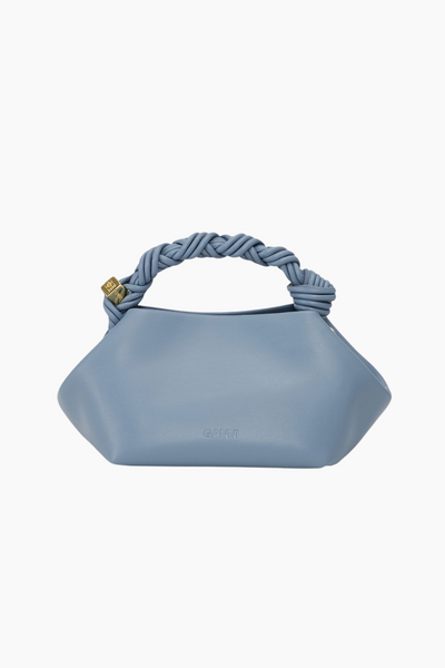 Ganni Bou Bag Small A6085 - Dusty Blue - GANNI