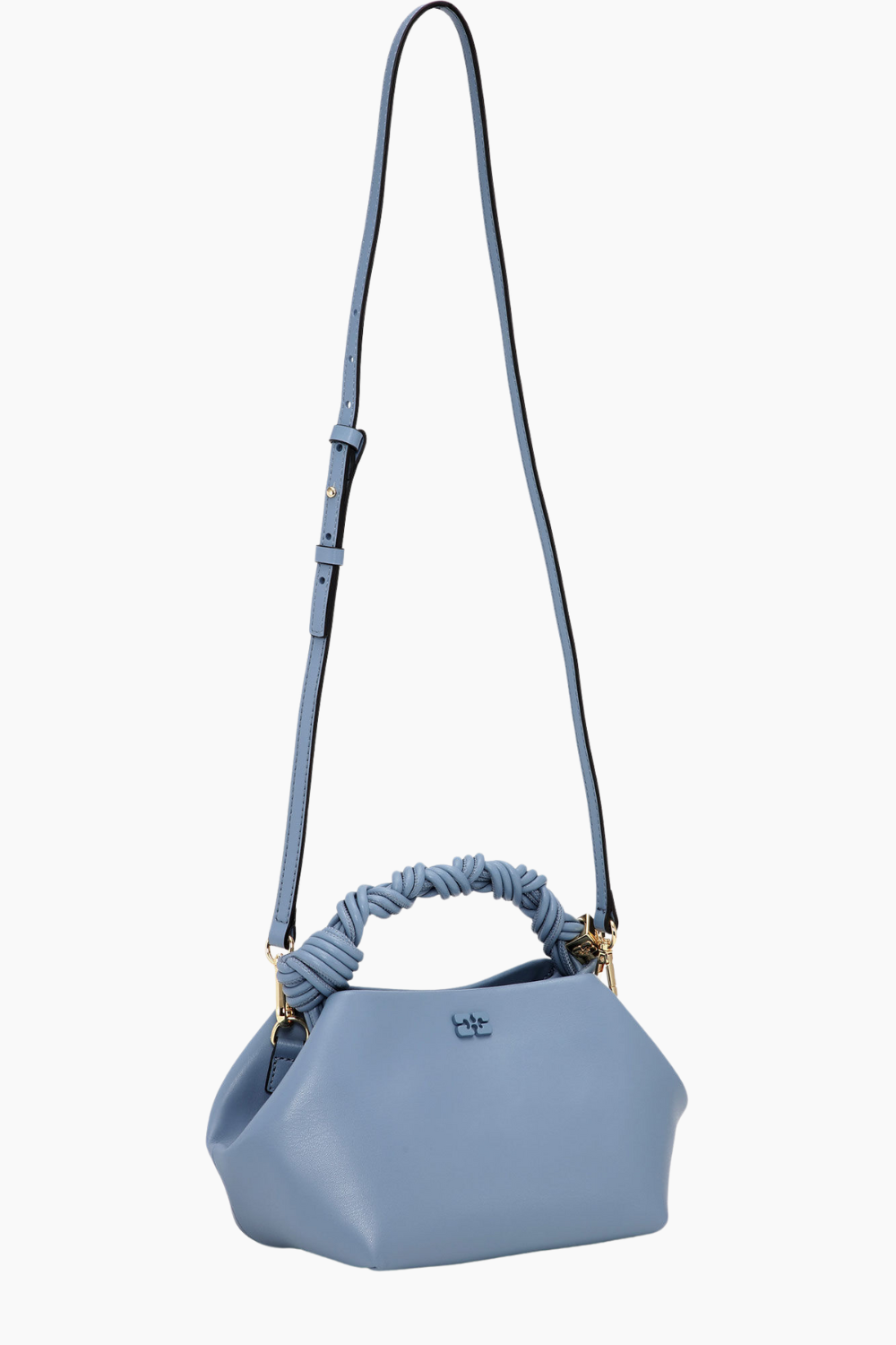 Ganni Bou Bag Small A6085 - Dusty Blue - GANNI