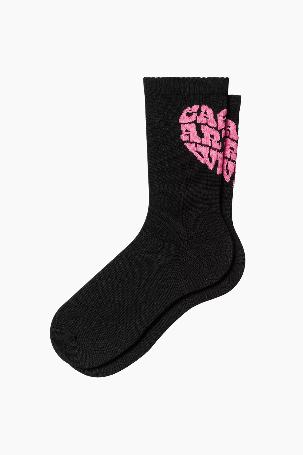 Heartbreaker Socks - Black/Lumo Pink - Carhartt WIP