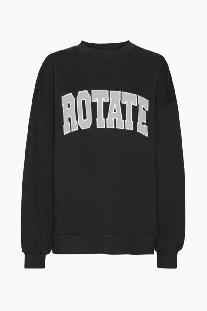 Heavy Sweat Crewneck - Black - Rotate