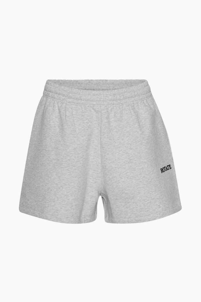 High Waist Shorts - Light Grey Melange - ROTATE