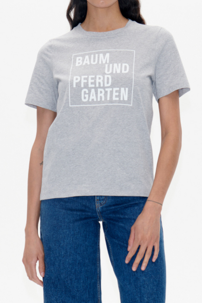 Jawo T-Shirt - Grey Logo Box - Baum und Pferdgarten