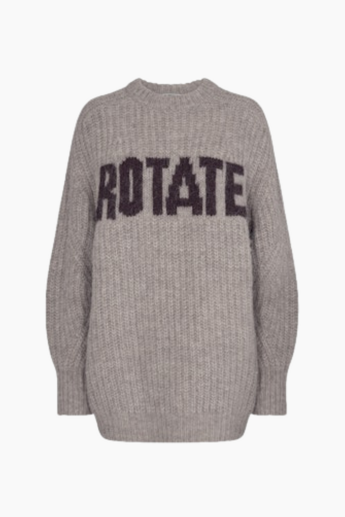 Knitted Logo Sweater - Atmosphere - ROTATE