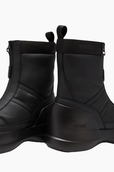 MB Luna Zip Boot - Black - Moon Boot