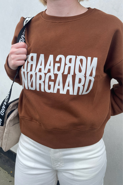 Organic Sweat Tilvina Sweatshirt - Cambridge Brown - Mads Nørgaard