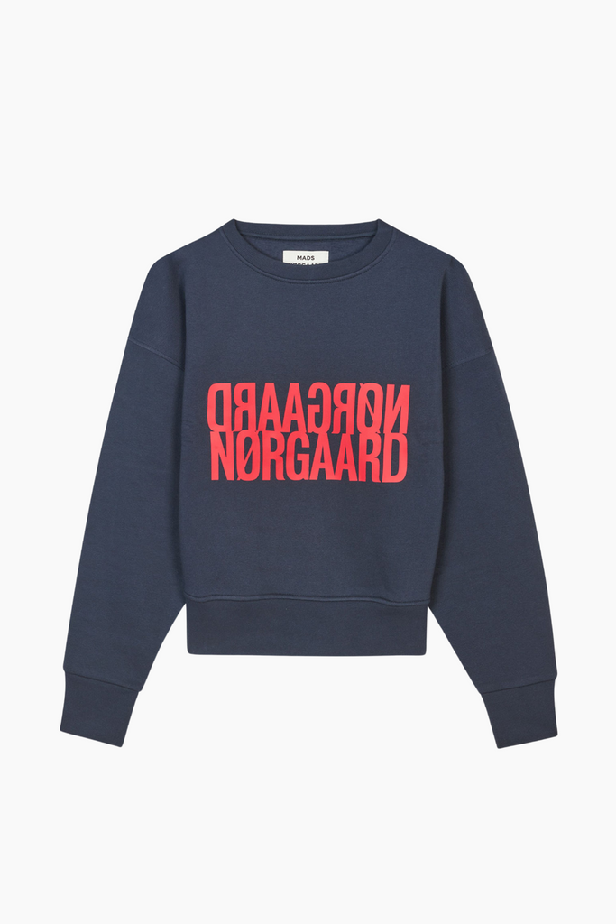 Organic Sweat Tilvina Sweatshirt - Parisian Night - Mads Nørgaard