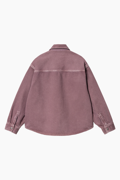 W' Georgia Shirt Jac - Dusty Fuchsia (Stone Dyed) - Carhartt WIP