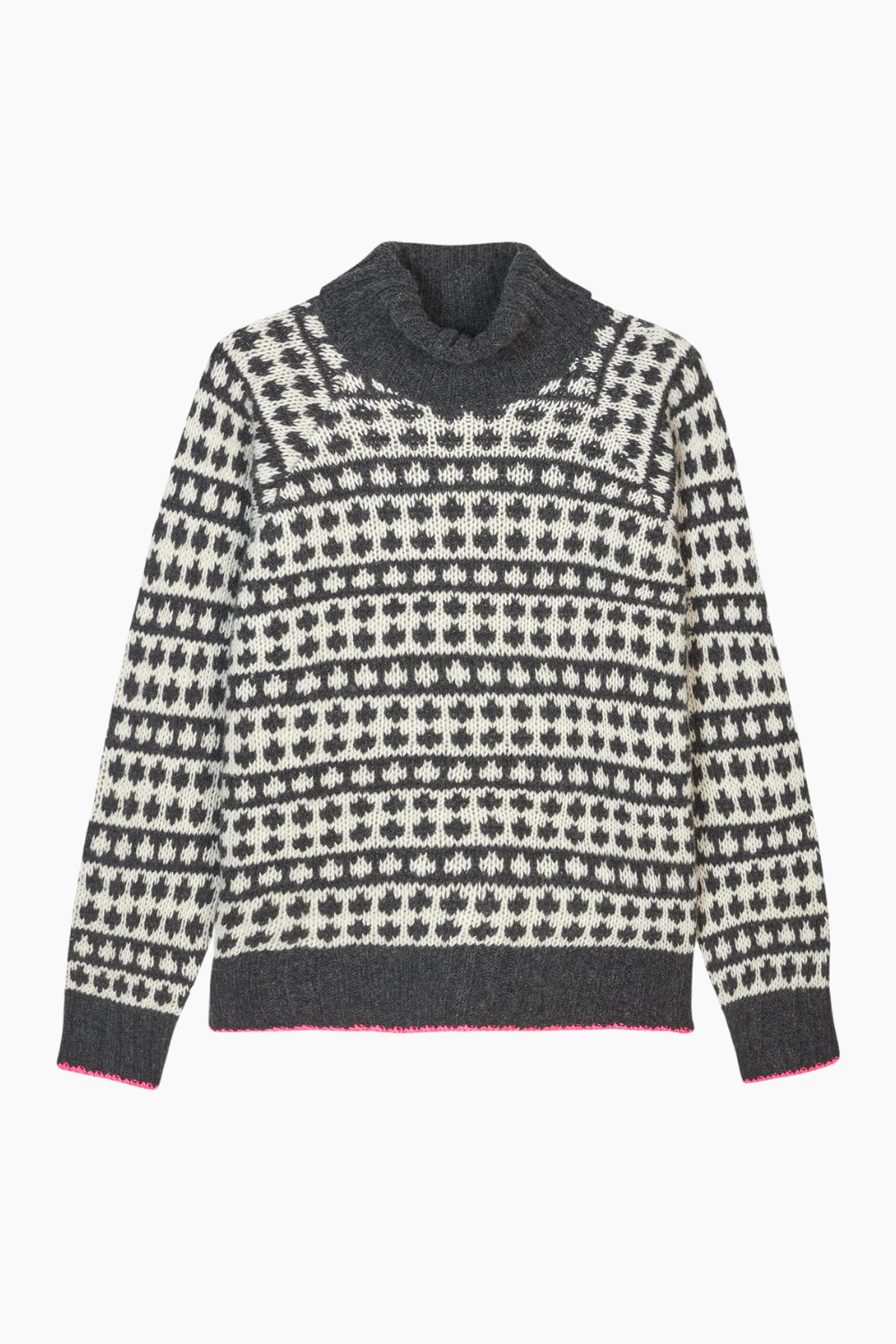 Recycled Iceland Kira Sweater - Dark Grey Melange/Winter - Mads Nørgaard