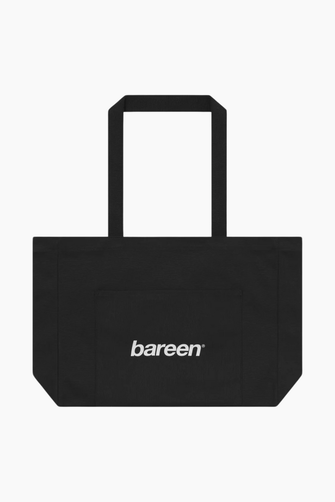 Panelled Canvas Bag - Black - bareen