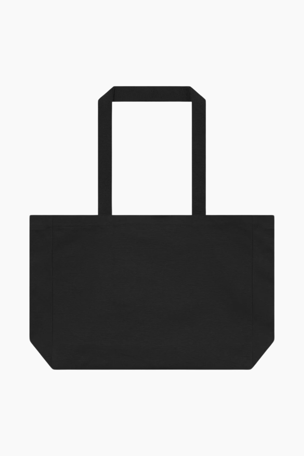 Panelled Canvas Bag - Black - bareen