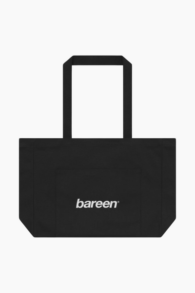 Panelled Canvas Bag - Black - bareen