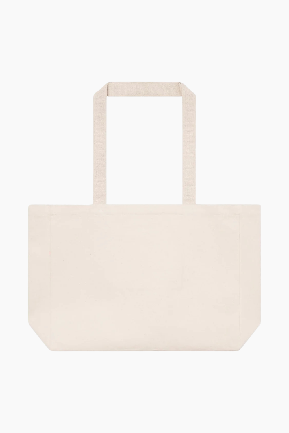 Panelled Canvas Bag - White - bareen