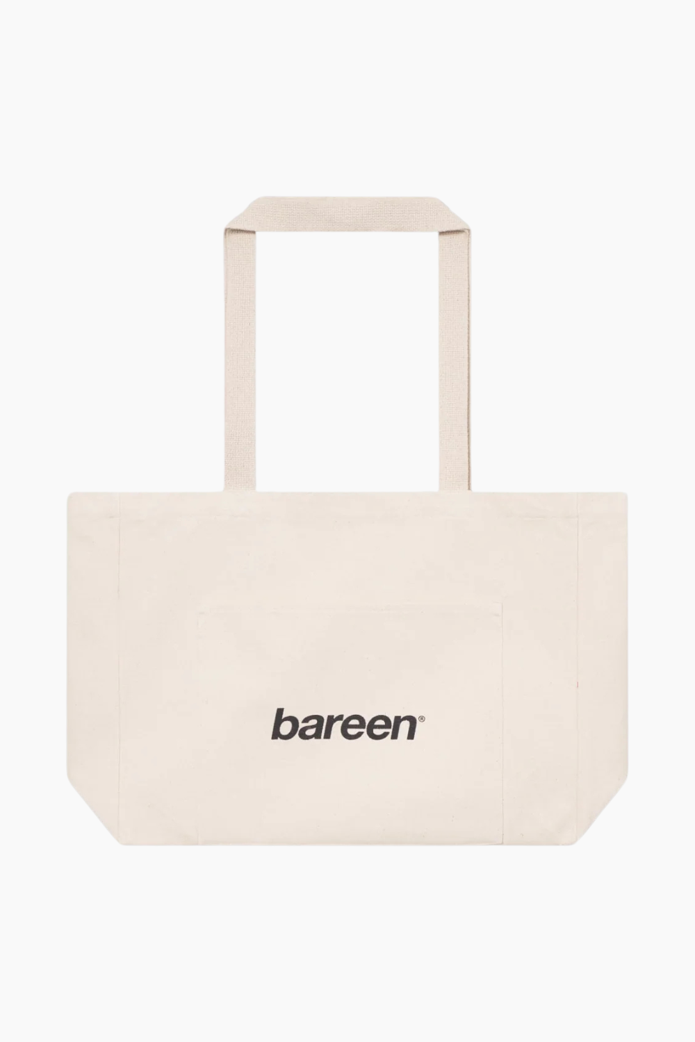 Panelled Canvas Bag - White - bareen