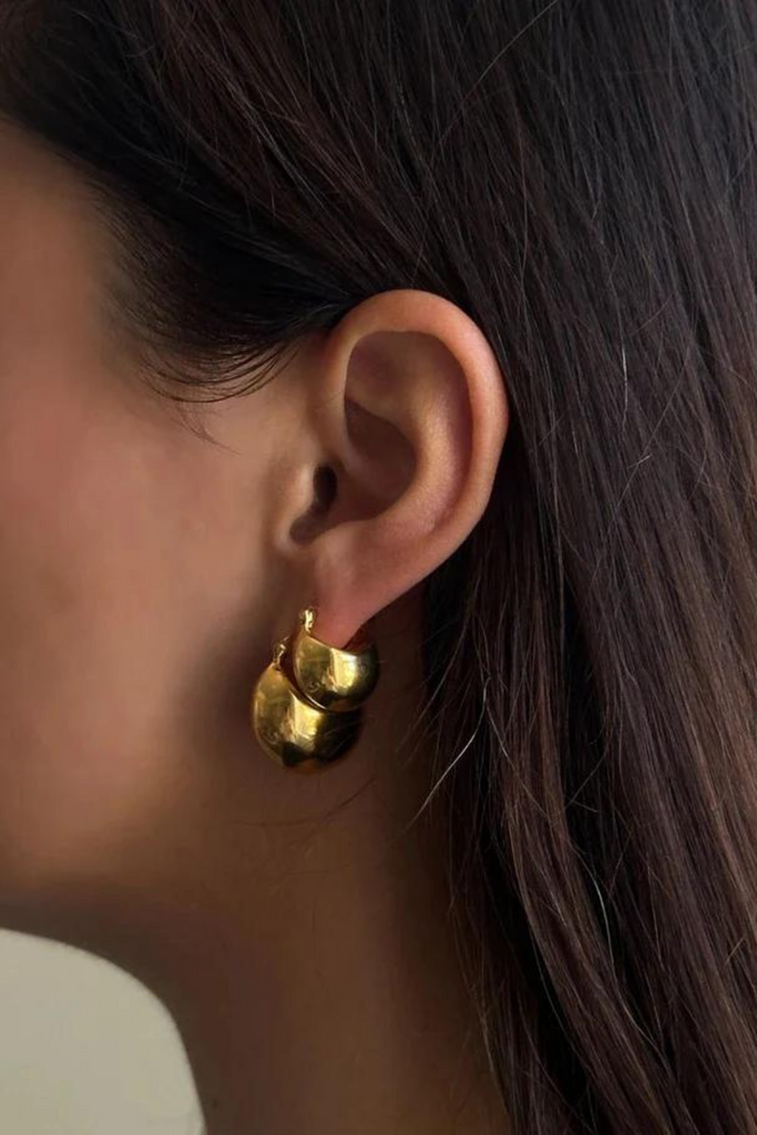 Poppy Petite Hoops - Gold - Pico