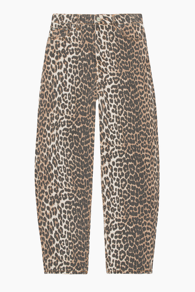 Print Denim Stary J1184 - Leopard - GANNI