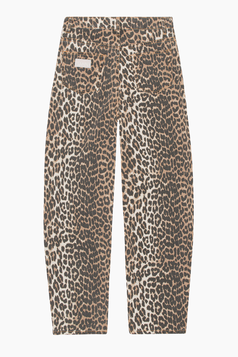 Print Denim Stary J1184 - Leopard - GANNI