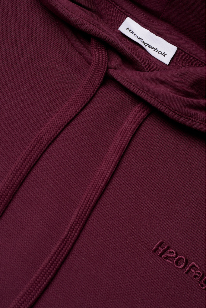 Pro Cropped Sweat Hoodie - Plum Wine - H2O Fagerholt