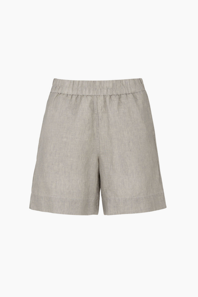 Shorts Long Linen - Grey - Aiayu