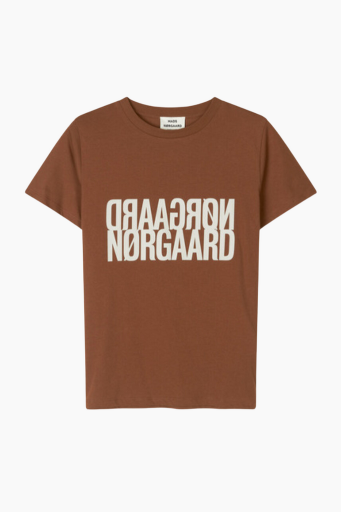 Single Organic Trenda P Tee - Cambridge Brown - Mads Nørgaard