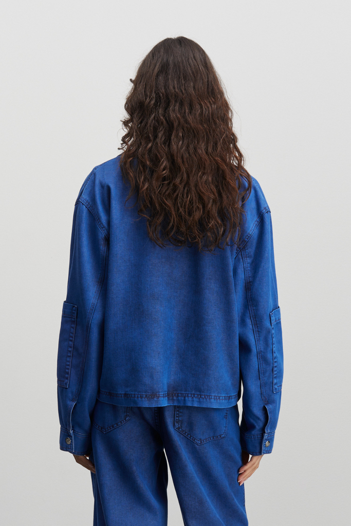 Soft Denim Soleil Jacket - Bluing - Mads Nørgaard