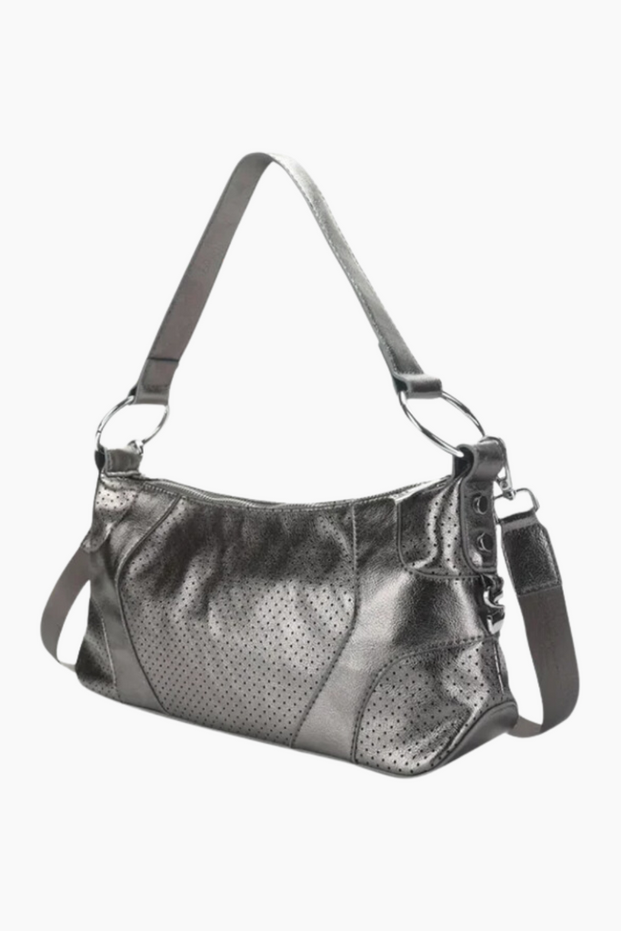 Stella Shoulder Bag - Silver - Silfen Studio