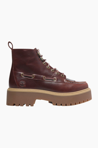 Stone Street Mid Lace Up Boot - Burgundy - Timberland