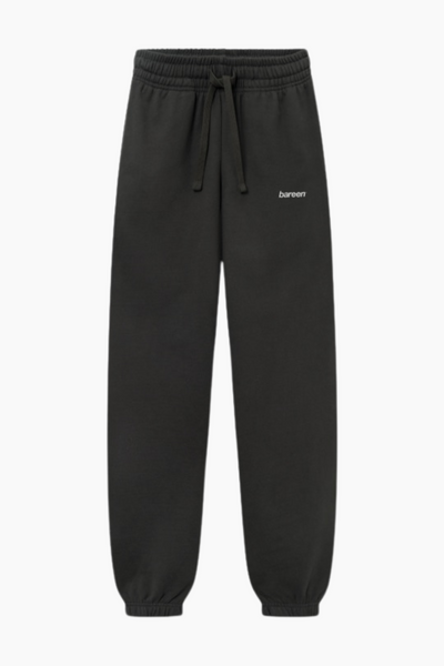 Sweatpants Heavy Logo - Black - bareen