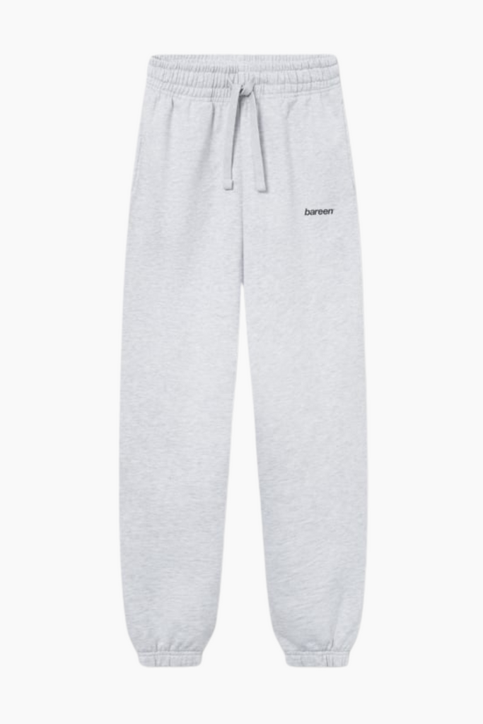 Sweatpants Heavy Logo - Cloudy Grey - bareen